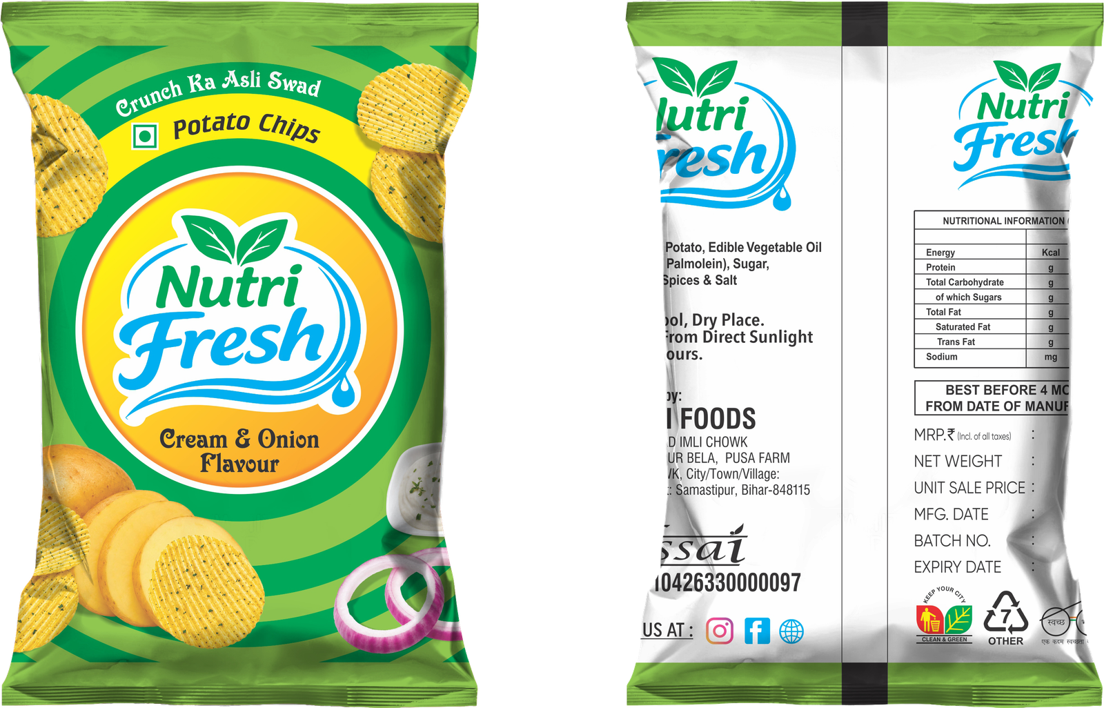 NutriFresh Cream & Onion